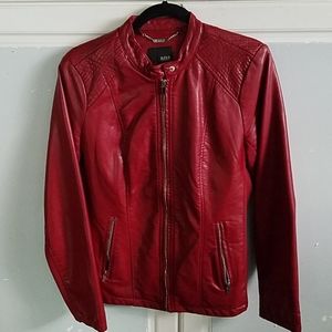 a.n.a. Faux Leather Midweght Moto Jacket